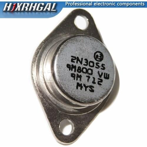 1PCS Transistor 2N3055 TO-3 15A 60V NPN AF Amp Au
