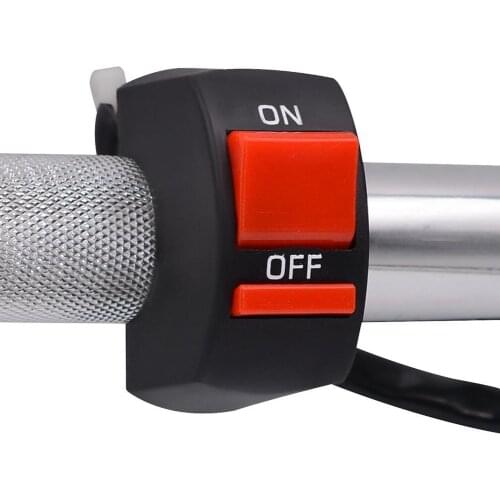 Universal Motorcycle ON/OFF Button Connector 7/8in Motorcycle Handlebar Double Flashing Switch for Moto Motor ATV Bike DC12V