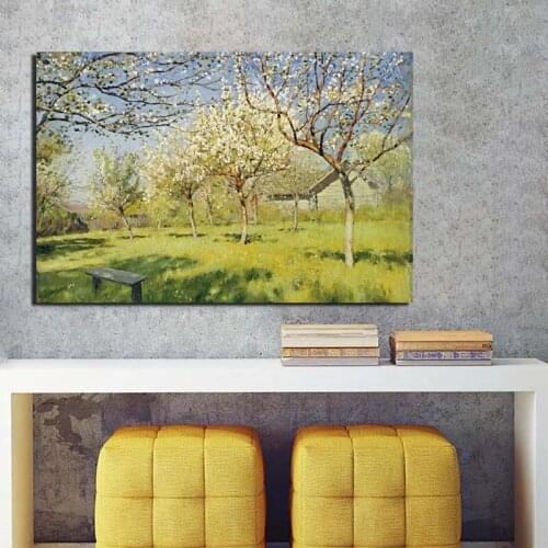 Poster Vintage Isaac Levitan Canvas Painting Prints Living Room Home Decor Artwork Modern Wall Art Oil Painting Posters Pictures