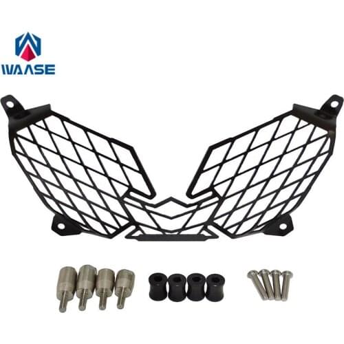 Waase Headlight Head Lamp Light Grille Guard Cover Protector For Yamaha XT1200Z 2010 2011 2012 2013 2014 2015 2016 2017 2018