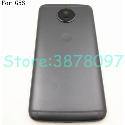 Rear G5S Back Battery Cover Housing For Motorola Moto G5S XT1793 1794 1792 Rear Back Door Batter Case With Camera Lens