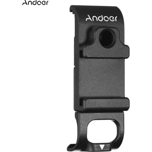 Andoer G9-6 Action Camera Battery Cover Removeable Battery Door with 1/4 Inch Screw Hole Vlog Accessory for GoPro Hero 9