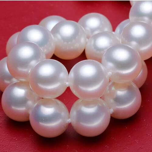 NYMPH 10-11mm Natural Round Pearl Jewelry Choker Necklace Real Freshwater Pearl Fine Jewelry Wedding For Women Luxurious X302