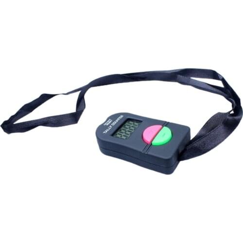 1pc 0-9999 Digital Tally Counter ABS Electronic Recitation Counter Voice Counter Up-Down Counter Security Running For Golf Gym