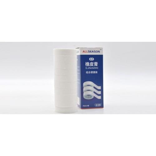 10 Rolls/box Medical Tape Adhesive Plaster Gauze Fixation Tape First Aid Supplies Wound Dressing Breathable Cotton cloth Tapes