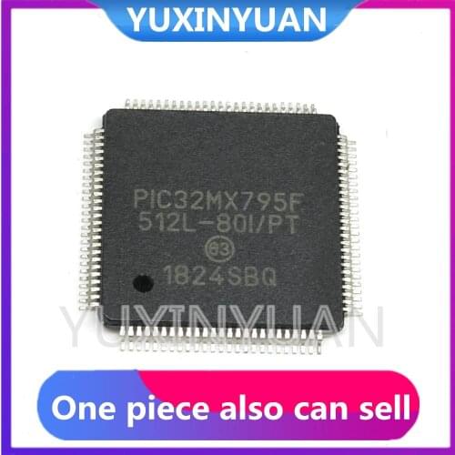 PIC32MX795F512L-80I/PT PIC32MX795F512L QFP100 integrated circuit IC Single chip IC MCU 32BIT 512KB FLASH 100TQFP 10PCS/LOT