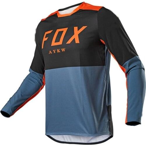 2021 Downhill Jersey Motocross Fox Mtb maglia enduro cycling Jersey Men maillot ciclismo Hombre verano Shirts camiseta camisetas