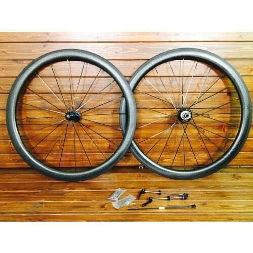 50mm dimple carbon road bike bicycle wheels racing bike wheels 25mm width U-shape with logo available