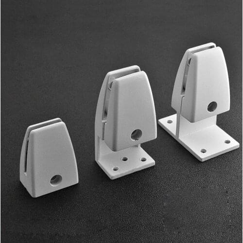 Aluminium steel board holder basement desk screen clip Glass bezel fixed screen compartment clip glass partition guardrail