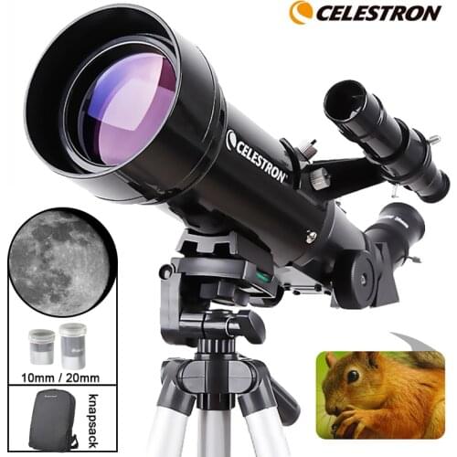 Celestron 70400 Astronomical Telescopes Kids Astronomy Beginners Portable Travel Telescopes W/ Carry Bag