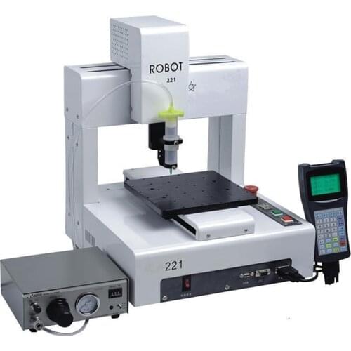 LY-221 Automatic Glue Dispenser Machine 3 Axis Compatible for Mobile Frame Glue Dispensing Works 110V/220V