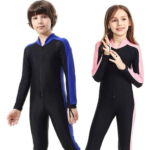 Childrens Swimsuits Girls Wetsuits Boys and Girls Sunscreen Clothes Jellyfish Suits