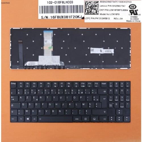 FR French AZERTY New Replacement Keyboard for Lenovo Legion Y720-15IKB Laptop Color Backlit NO Frame