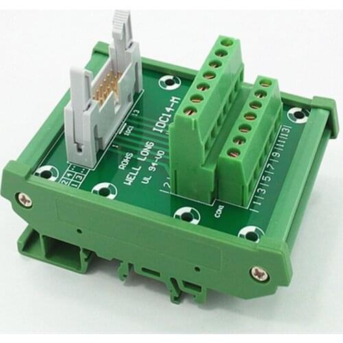 IDC-14 DIN Rail Mounted Interface Module