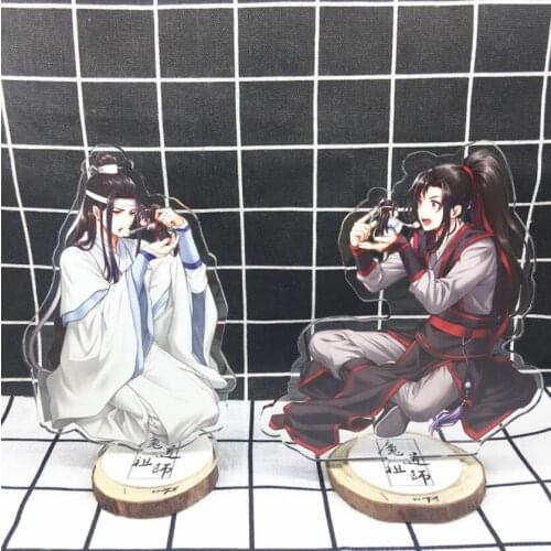 Mo Dao Zu Shi Wei Wuxian Lan Wang Ji Anime Acrylic Stand Figure Desktop Decoration Collection Model Toy Cosplay Doll