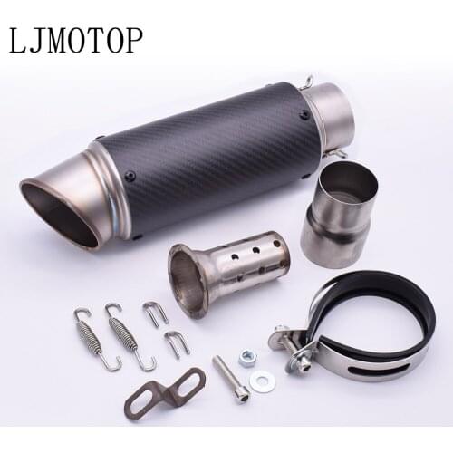 2020 Motorcycle exhaust escape Modified Carbon fiber Moto Exhaust system For KAWASAKI KLX 150 250 KLX250 KLX 450R KDX 125 250