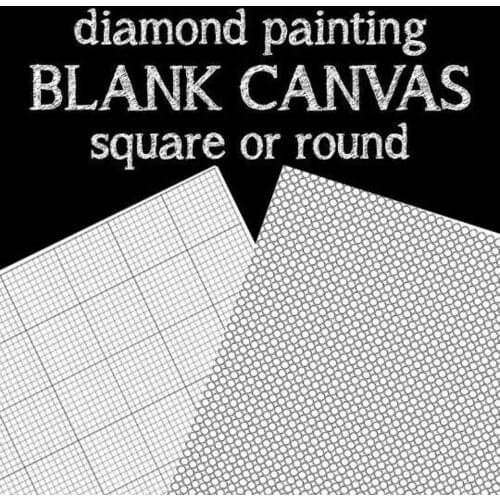 5D DIY Diamond Painting Accessories Blank Canvas with Glue Diamond Embroidery Blank Grid Canvas with Markings Adhesive Tools