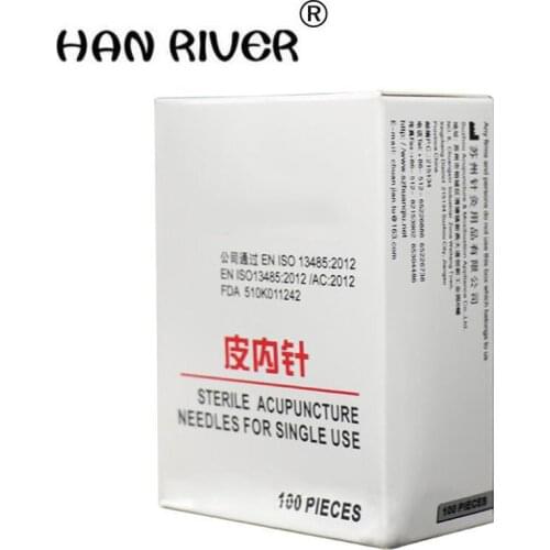 "100 pieces of disposable sterile one-time intradermal injection 0.22 * 5 mm health physical therapy health supplies "
