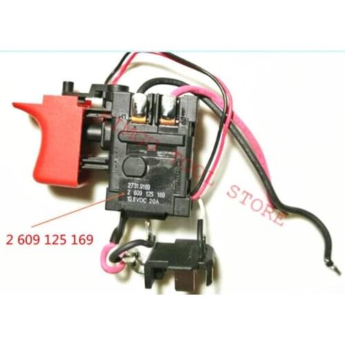 Switch For BOSCH GSB1080-2-LI GSR1080-2-LI GSR1200-2-LI GSB120 GSB120-LI GSR120-LI 2609125169 2 609 125 169