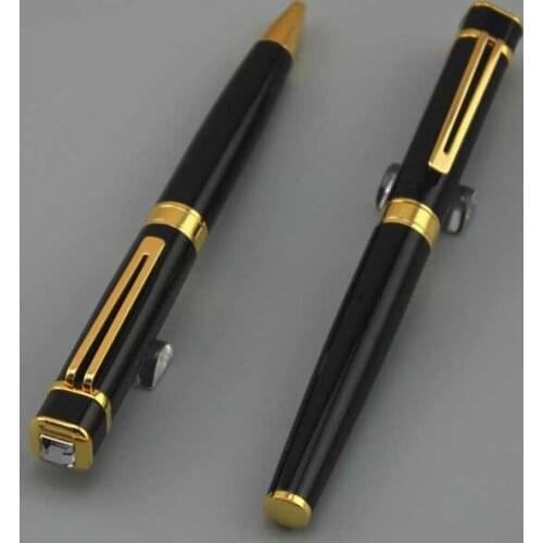 DKW ballpoint Pen with golden clip School Office supplies man women luxury roller ball pens boyfriend present business gift pen