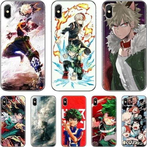 No-Hero-C-Academia-deku-My-Hero-Boku Silicone Cover For Xiaomi poco X3 nfc F2 Pro M3 Mi 5X 6X Max Mix 1 2 2S 3 Mi5 Mi6 Mi3 Mi4