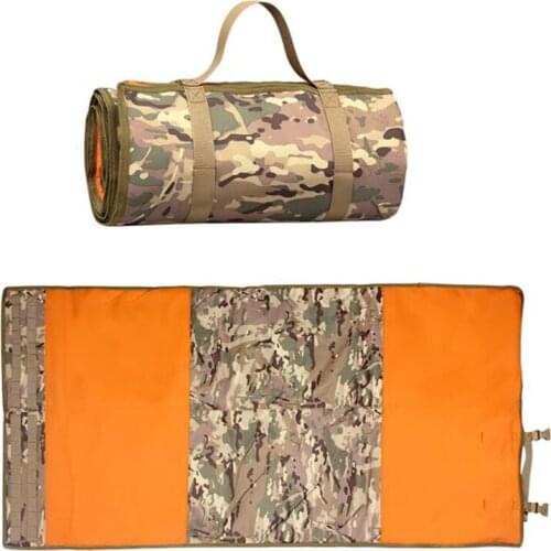 Tactical Padded Shooters Mat Lightweight Roll-Up Shooting Mat AR15 M4 M16 Rifle Cleaning Mat For CS Outdoor Hunting Airsoft Gear