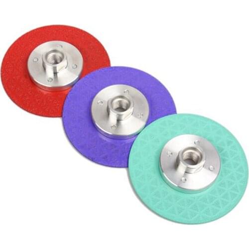 Angle Grinder Cutter Wheel Double Sided Saw Blade M14 Vacuum Brazed Diamond Grinding Disc for Quartz Marble Ceramic Tile