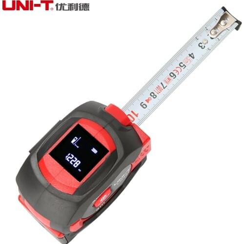 UNI-T LM40T Laser Tape Measure 2 in 1 Digital Laser Rangefinder Laser Rangefinder, LCD Digital Display, Magnetic Hhook