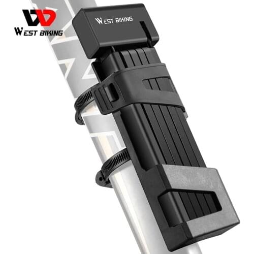 WEST BIKING Bicycle Lock Anti-theft Chain Lock Bicycle Foldable Lock Hamburg Locks Scooter E-Bike Chain Pock Bike Folding-Locks