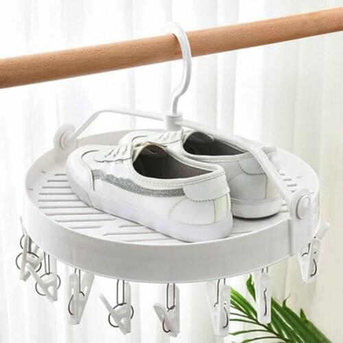Japan multi-function shoe rack drying socks multi-fold household folding drying rack underwear underwear hanger artifact