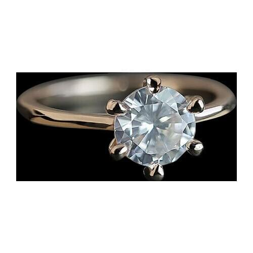 Delicate romantic zircon rose gold wedding ring party jewelry engagement female ring anniversary gift charm accessory