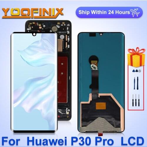 6.47"For Huawei P30 Pro LCD Display Digitizer Touch Assembly Replacement Parts For Huawei P30 Pro Display VOG-L29 VOG-L04 LCD