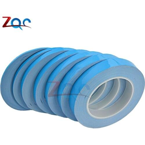 1 Piece Double Side Tape Length 25m Width 12mm Heat Tape Adhesive Tape for PCB CPU LED Strip Light Heatsink