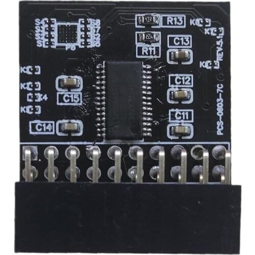 1PC TPM 2.0 Encryption Security Module Remote Card For WIN11 Dedicated Support Version Board 20pin Supports 2.0 12Pin Syste R0M7