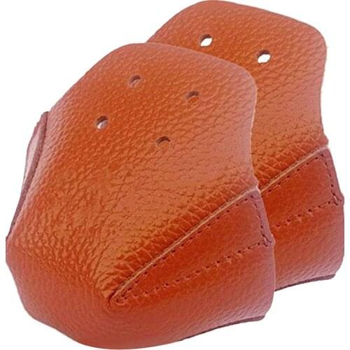 1 piece Roller Skates lychee pattern Leather Toe Cap Guard Six Color Roller Skate Toe Protector