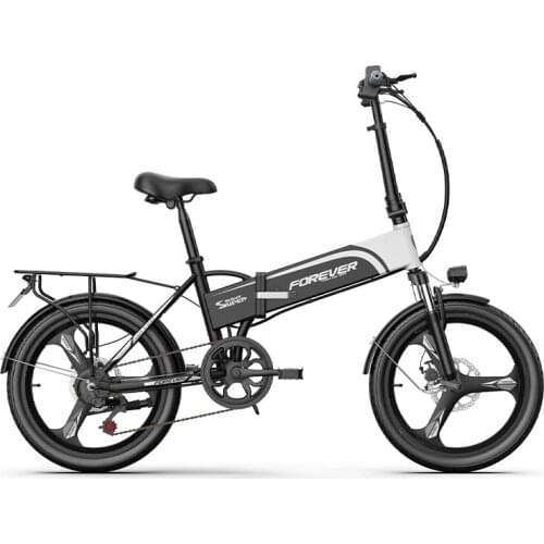 20 Inch Aluminum Alloy Double Disc Brake Electric Folding 350w 48v 8AH and 10AH Bicycle Iithium Battery