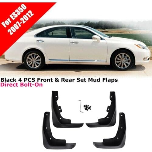 Splash Guards for 2007-2012 Lexus ES350 4Pcs Front Rear Mud Flaps Mudguards Fender Car Accessories