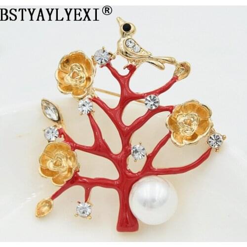 BSTAYLYEXI Bird Brooches For Clothes