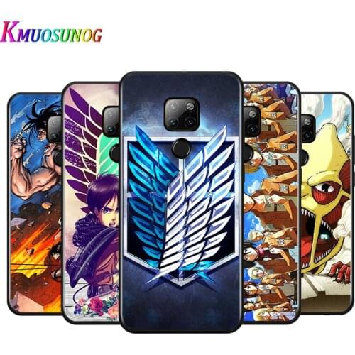 Anime Attack on Titan for Huawei P Smart Z S Pro Plus 2021 2020 Nova 7i 7 6 SE 5i 5Pro 4E 4 3i 3e 3 2 2i Lite 2 Phone Case
