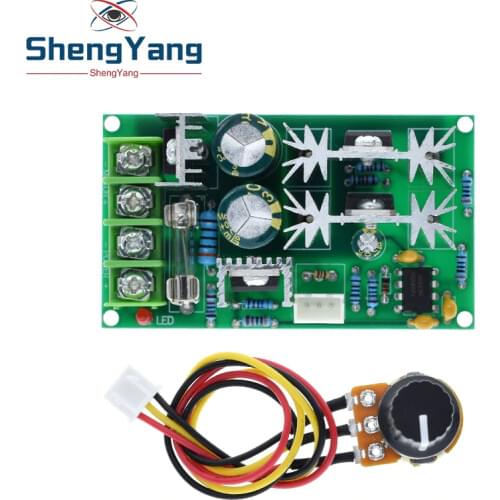 DC 10-60V Motor Speed Control Regulator PWM Motor Speed Controller Switch 20A Current Regulator High Power Drive Module
