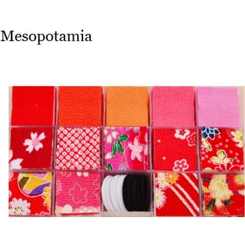 DIY Handmade Accessorie Creative Red Printing Cloth Arts Crafts Sewing Printed Home Decoration Crafts Creative Arts Cotton Cloth