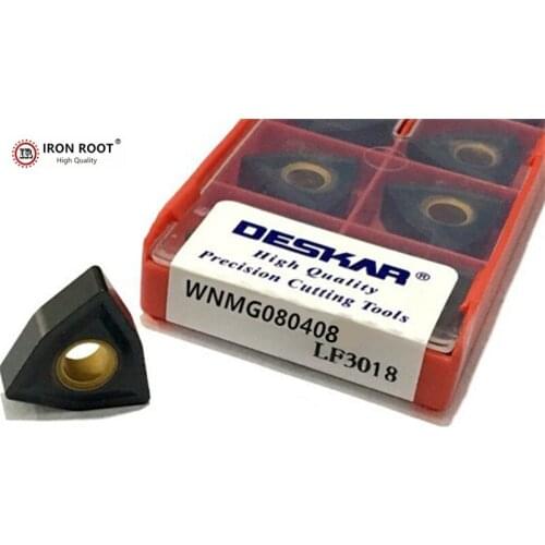 10P WNMg080404 / 080408 / 080412 LF3018 CNC Lathe Tool Turning Carbide Insert For cast iron