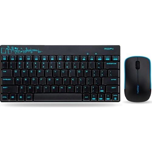 X210 2.4G Wireless Keyboard Mouse Ergonomic design Combo Office Keyboard Mouse Set Compact Layout Plug and Play for PC Laptop