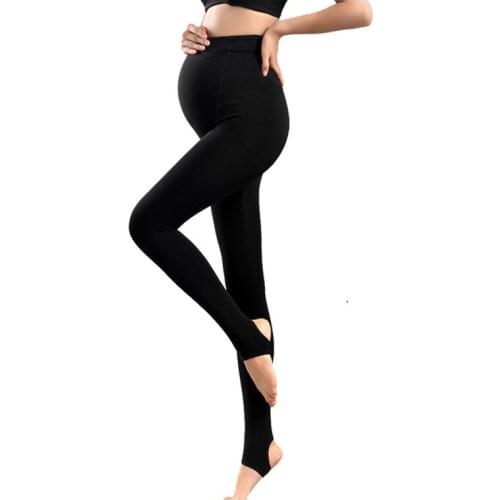 320D Spring Autumn Pregnant Belly Adjustable Leggings Foot Tights Maternity Stockings Pregnancy Clothes for Women S1