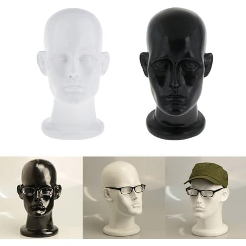 Mannequin Head Wig Hat Sunglasses Manikin Glasses Display Holder Black White