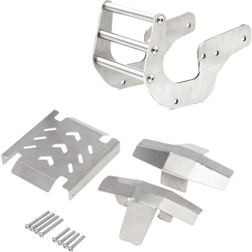Metal Chassis Armor Axle Protector Front Bumper for LOSI LMT 4WD Solid Axle Monster Truck RC Car Upgrade Parts