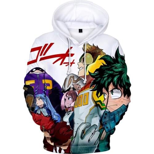 My Hero Academia 3D Hoodie Sweatshirt Men / Women Long Sleeve Hooded Streetwear Tops Male Pullovers Csopaly Japanese Clothes