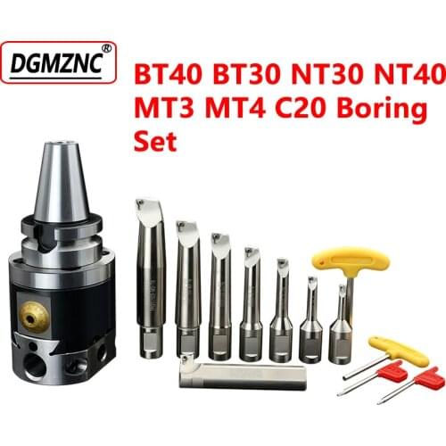 Boring tool suit NBH2084 fine boring head NT40 NT30 CAT40 BT40 R8 BT30 MT4 MT3 tool Holder + 8pcs 20mm Boring Bar rang 8-280mm