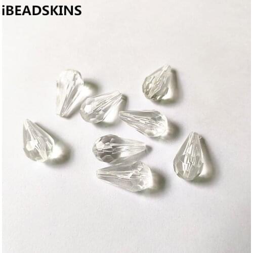 New arrival! 22x12mm 360pcs Clear acrylic Drop shape beads for Necklace,Earrings parts,hand Made Jewelry DIY