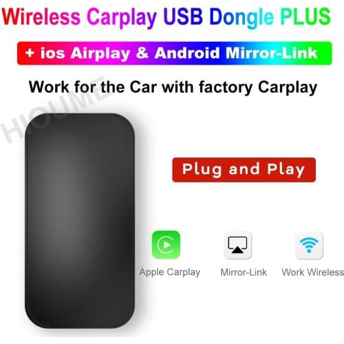NEW Wireless Apple CarPlay USB Dongle Adapter Mirror Link for Citroen Ford Chevrolet Hyundai Honda Nissan Kia Toyota VW Seat
